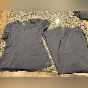 Healing Hands Gray Scrubs